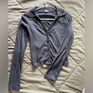 Button down collared long sleeve